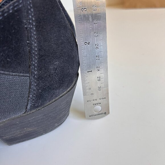 Me Too Zola Black Suede Ankle Boots - Picture 5 of 5